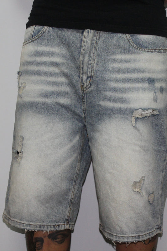 Bermuda jeans chiaro