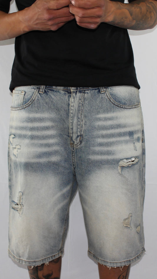 Bermuda jeans chiaro
