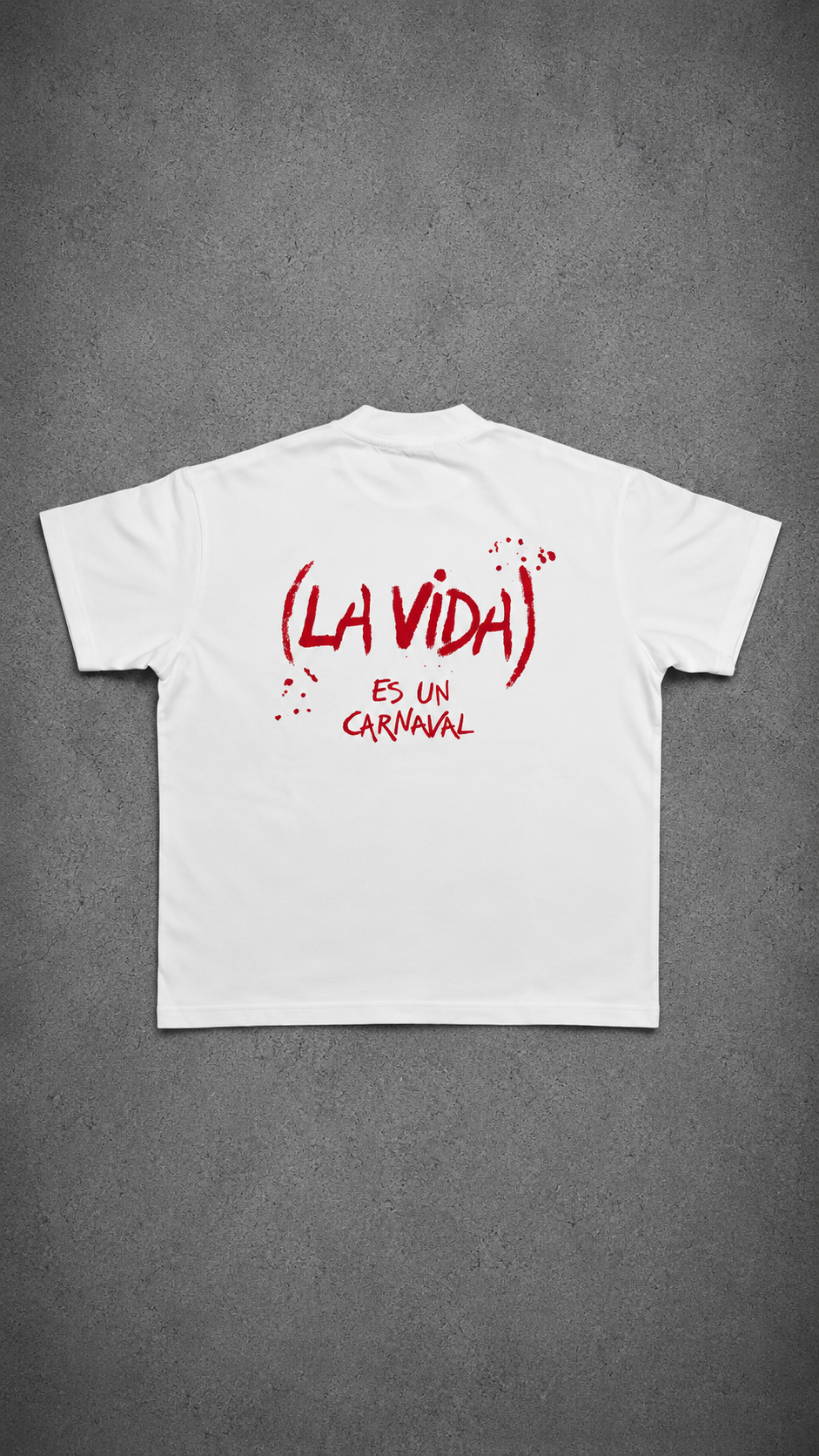 T-shirt la vida es un carnaval
