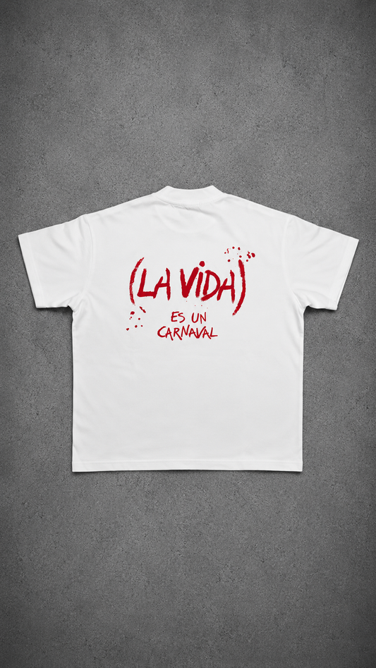T-shirt la vida es un carnaval